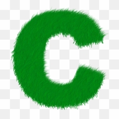 C Letter Png Images - Green