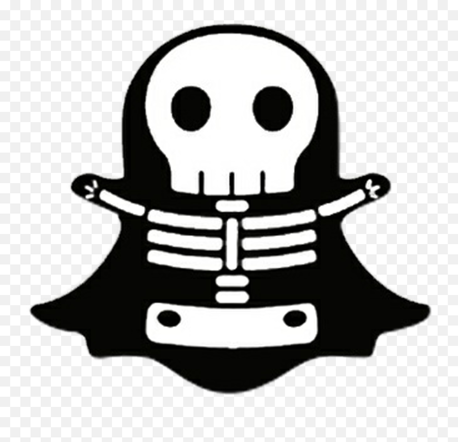 Ghost Clipart Sticker - Snapchat Ghost Logo Png,Snapchat Ghost Transparent