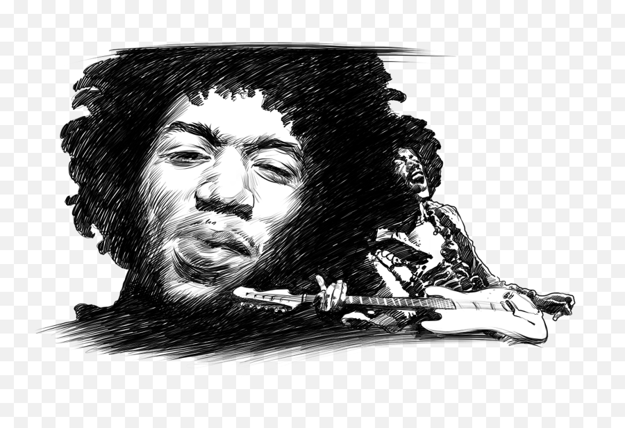 Jimi Hendrix Hd Wallpaper - Jimmy Hendrix Png,Jimi Hendrix Png