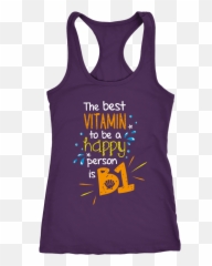 The Best Vitamin To Happy Person Is B1 U2013 Syrenatopcom - Active Tank png