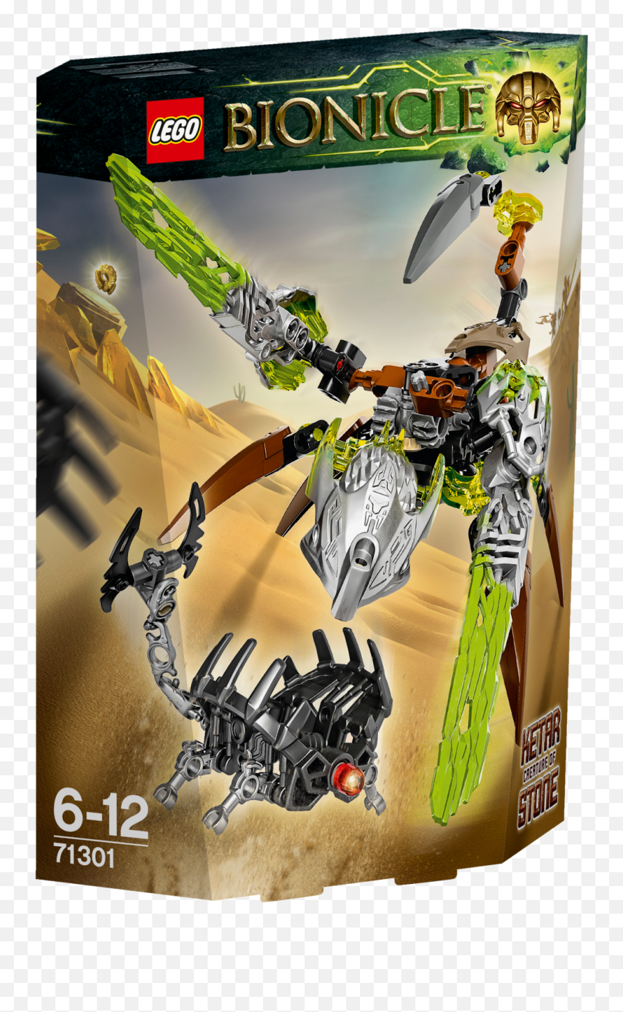 Lego Bionicle 71301 Ketar Creature Of Stone - Lego Bionicle 71301 Png,Bionicle Png