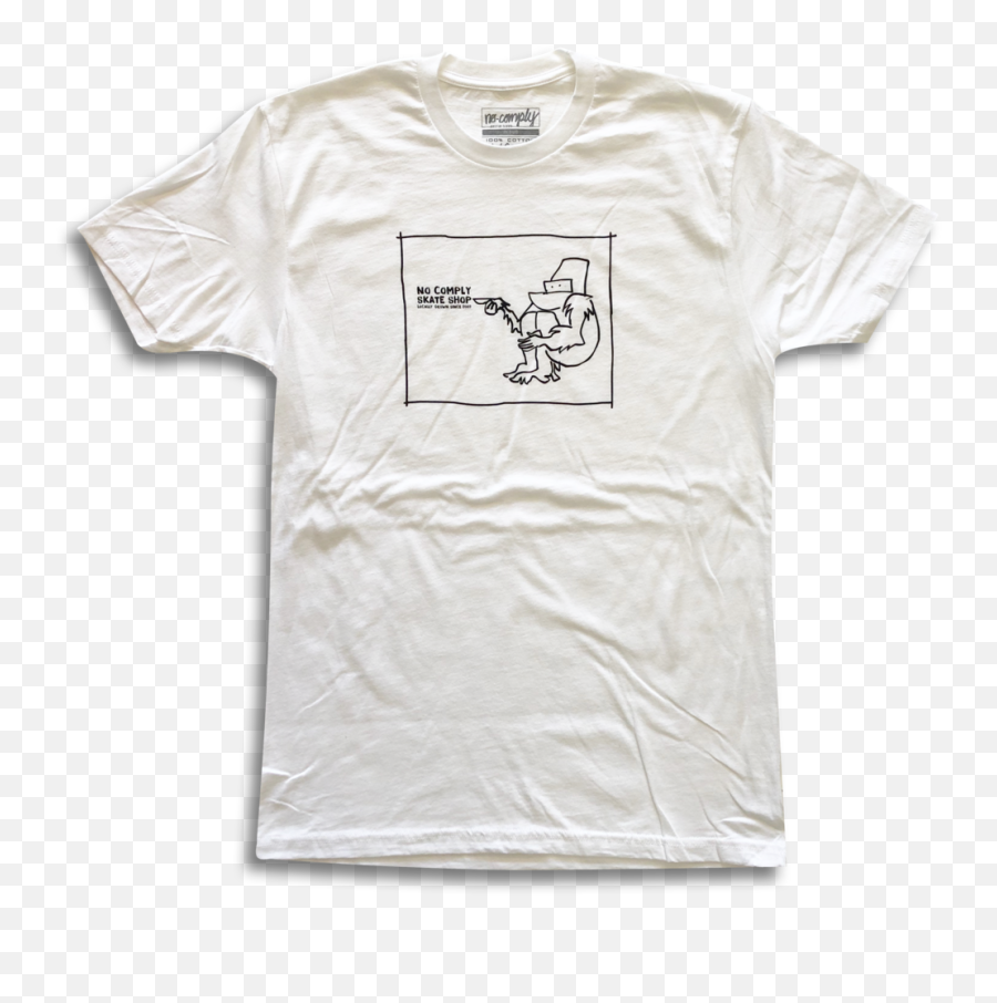 No - Comply X Mark Gonzales Shirt White Active Shirt Png,X Mark Transparent