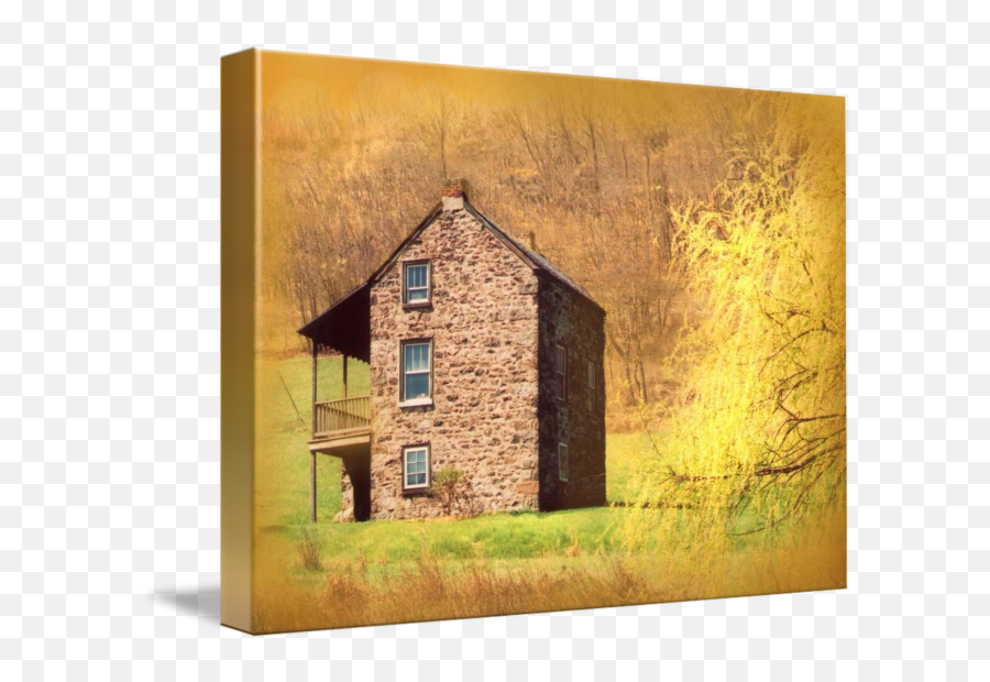 Old House - Painting Hd Png Download Original Size Png Picture Frame,Old House Png
