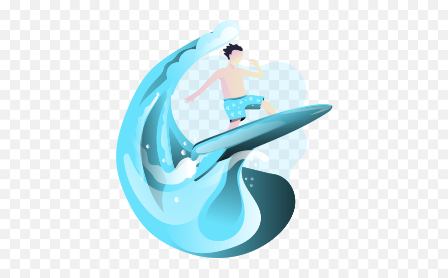 Surfing U2013 Free Web Illustrations - Surfboard Png,Surfing Png