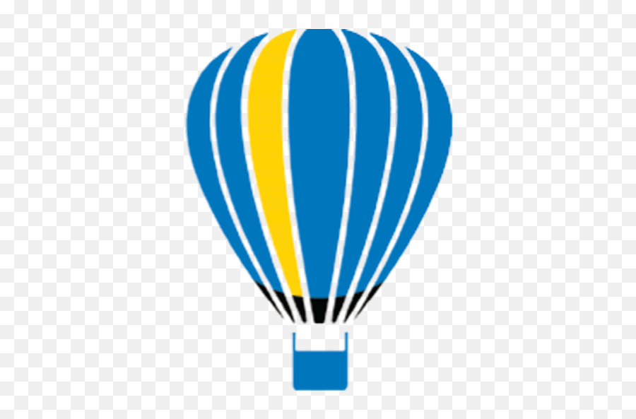 Cropped - Balloonpng Bright Banana Coaching Hot Air Ballooning,Blue Balloon Png