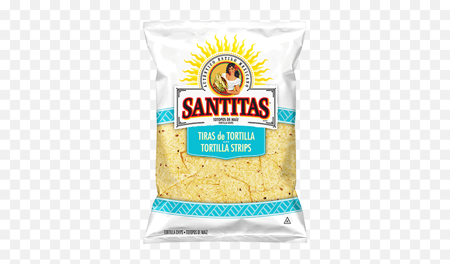 Santitas White Corn Tortilla Strips Fritolay - Tortilla Chips Santitas Png,Tortilla Png