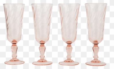Pink Champagne Glasses Png - Wine Transparent