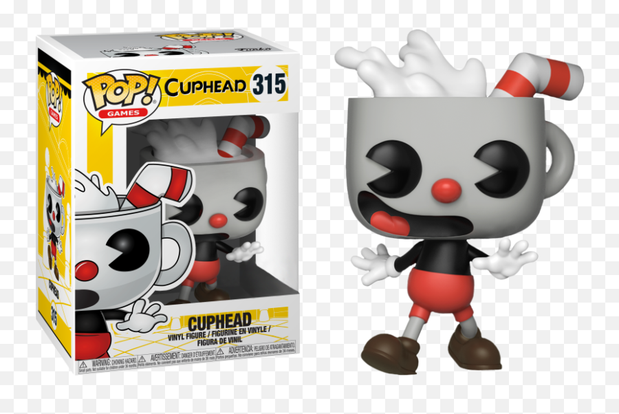 Cuphead Funko Pop New Pose 315 - Funko Pop Video Games Png,Cuphead Logo Png