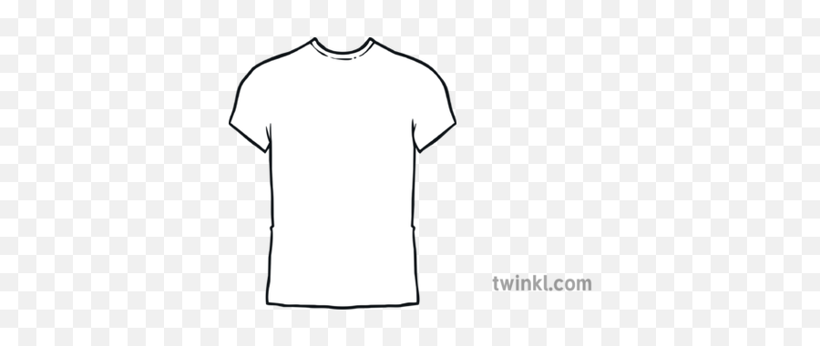 T Shirt Outline Illustration - T Shirt Outline Png,T Shirt Outline Png