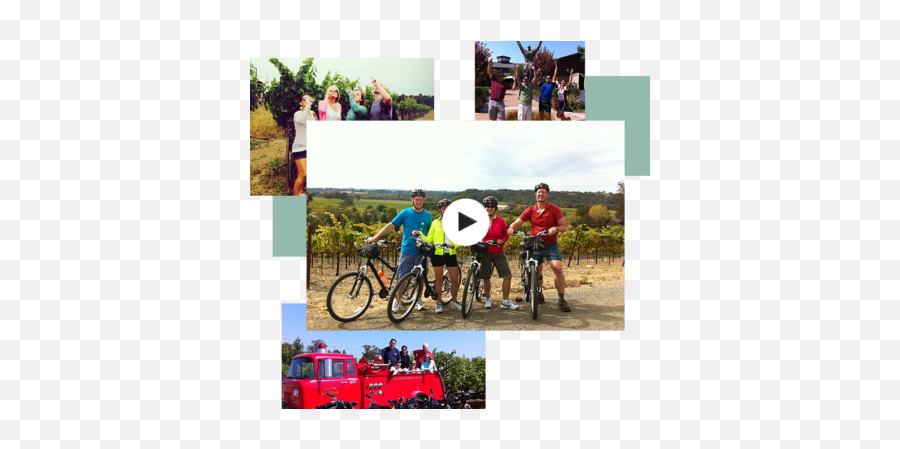 Ace It Bike Tours Sonoma Rental U0026 Wine - Mountain Bike Png,People Biking Png