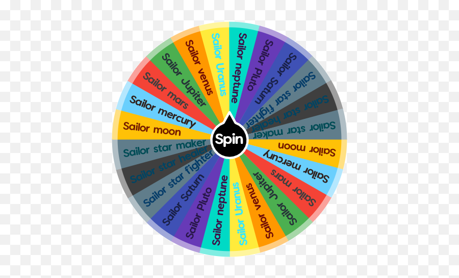 What Sailor Senshi Are You Spin The Wheel App - Dot Png,Sailor Mars Transparent