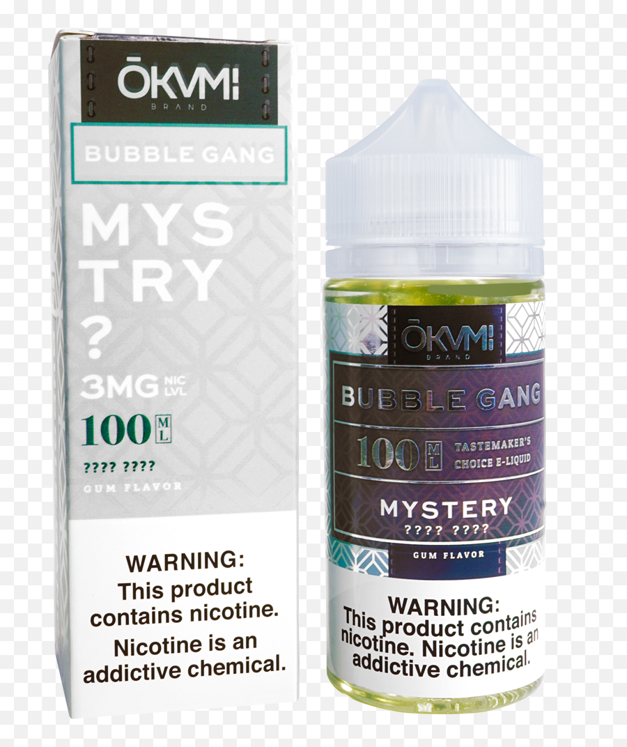 Bubble Gang Mystery By Okami Brand 100ml Transparent PNG