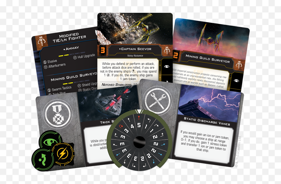 Fantasy Flight Games - Tabletop Gaming News U2013 Tgn X Wing Slave One Png,Tie Fighters Png