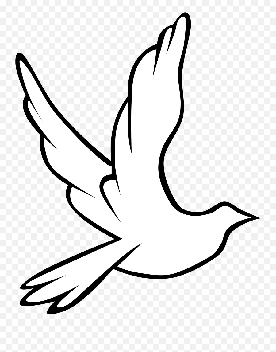 Funeral Clipart Prayer Hand Transparent - Cartoon White Bird Png,Praying Hands Emoji Png