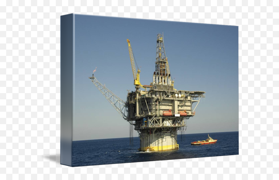 Spar Type Oil Rig With Flare And Supply - Holstein Platform Png,Oil Rig Png