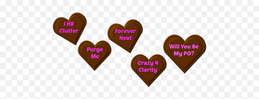 If Professional Organizers Wrote Candy Hearts - Girly Png,Candy Hearts Png