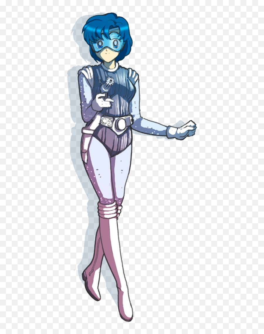 Download Sailor Mercury Style By - Cartoon Full Size Png Fictional Character,Sailor Mercury Png