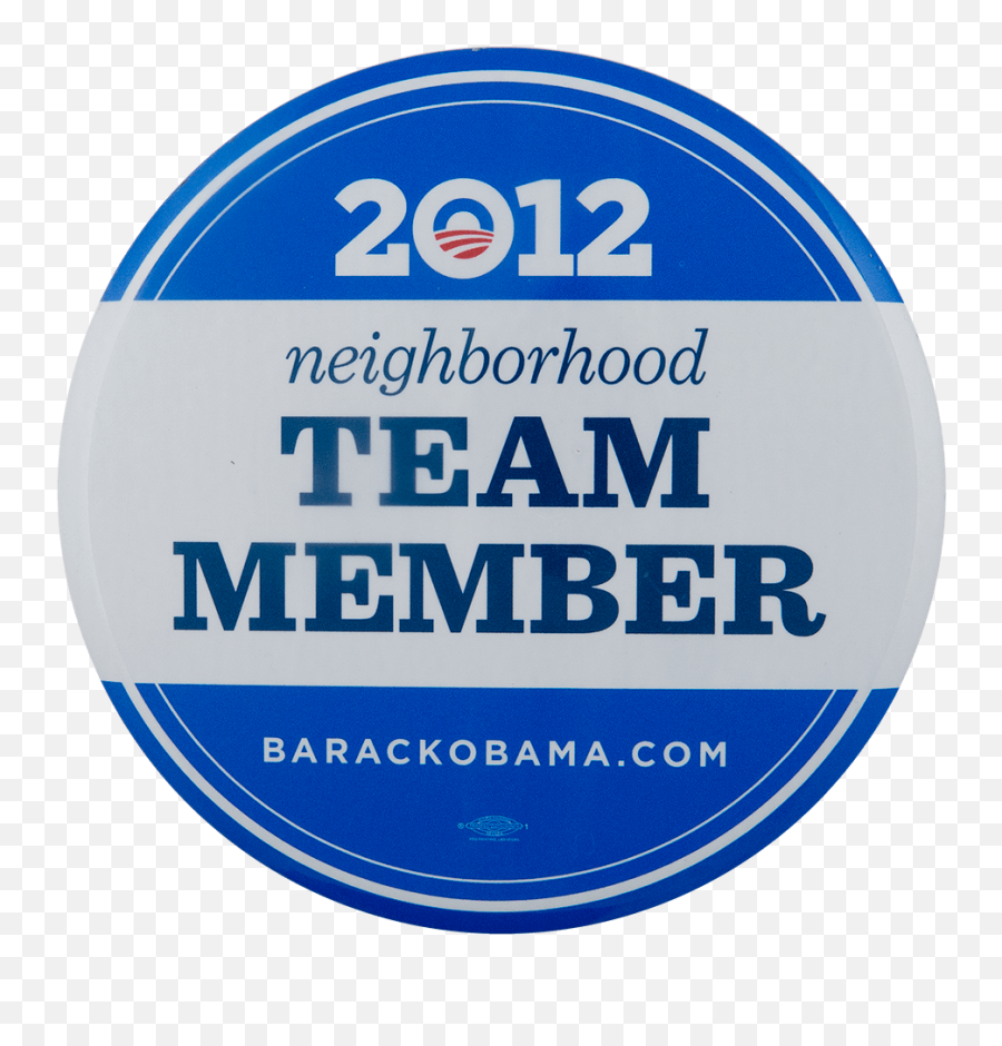 Obama 2012 Neighborhood Team Member Busy Beaver Button Museum - Barack Obama 2012 Png,Obama Logo