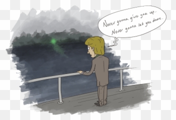 Download The Great Gatsby - Green Light In Cartoon png