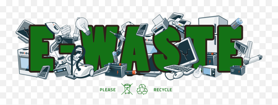 Download E - Waste Banned From Landfill E Waste Full Size Name Of E Waste Png,Banned Transparent