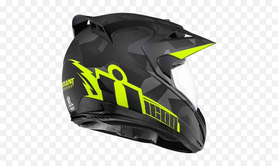 Icon 3x - Large Variant Deployed Black Full Face Motorcycle Icon Variant Deployed Png,Icon Motorcycle Helmets