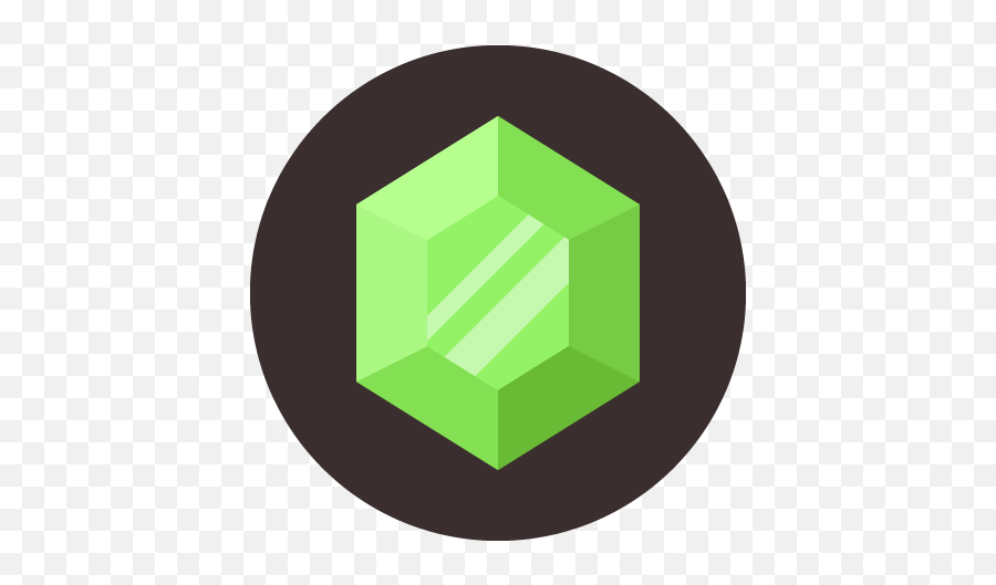 Emerald Gemstone Icon - Horizontal Png,Creating An Icon In Illustrator