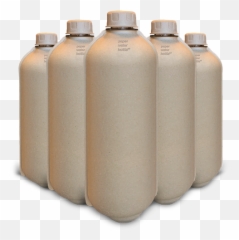 Paper Water Bottle Compostable Biodegradable Recyclable - Recycled png