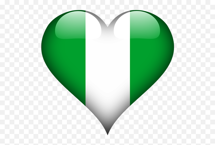 Heart Nigeria Flag Fleece Blanket For - Vertical Png,Nigeria Flag Icon