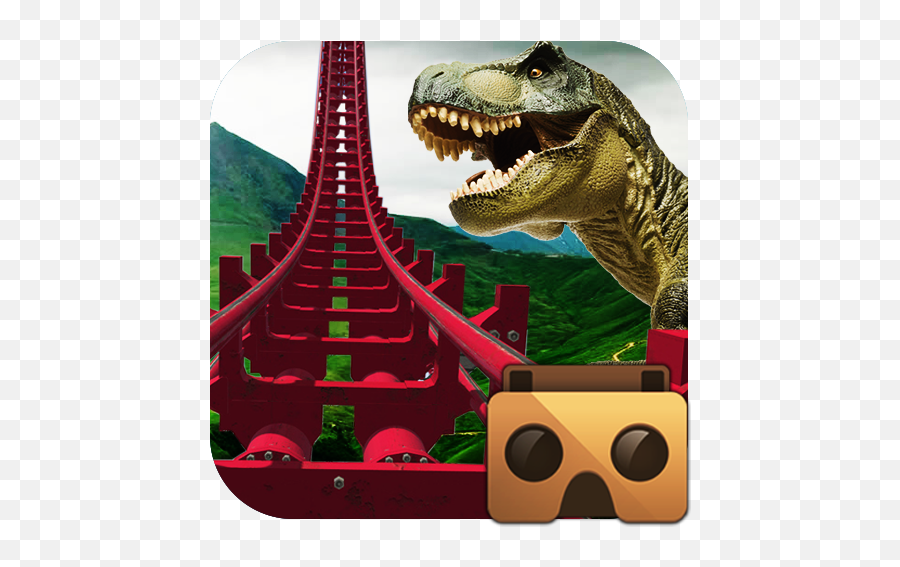 Real Dinosaur Rollercoaster Vr 30 Download Android Apk Aptoide - Real Dinosaur Rollercoaster Vr Png,Rollercoaster Icon