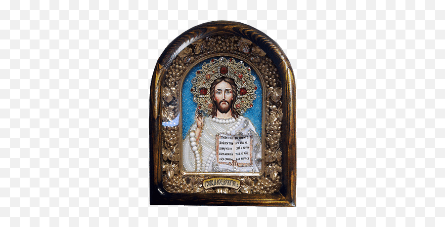 Lord Almighty Russian Orthodox And Catholic Icon Silver - Religious Item Png,Ascension Of Jesus Icon