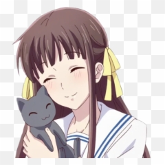Telegram Sticker From Collection Animu - Tohru Honda png