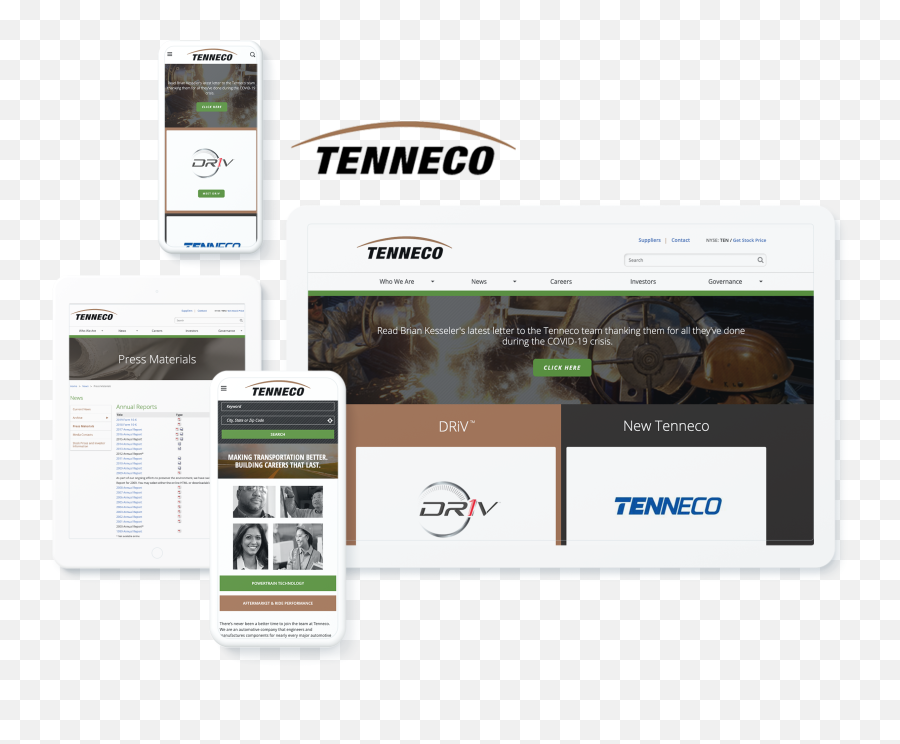 Idev Cms Implementation For Tenneco Americaneaglecom - Technology Applications Png,Liferay Ui Icon