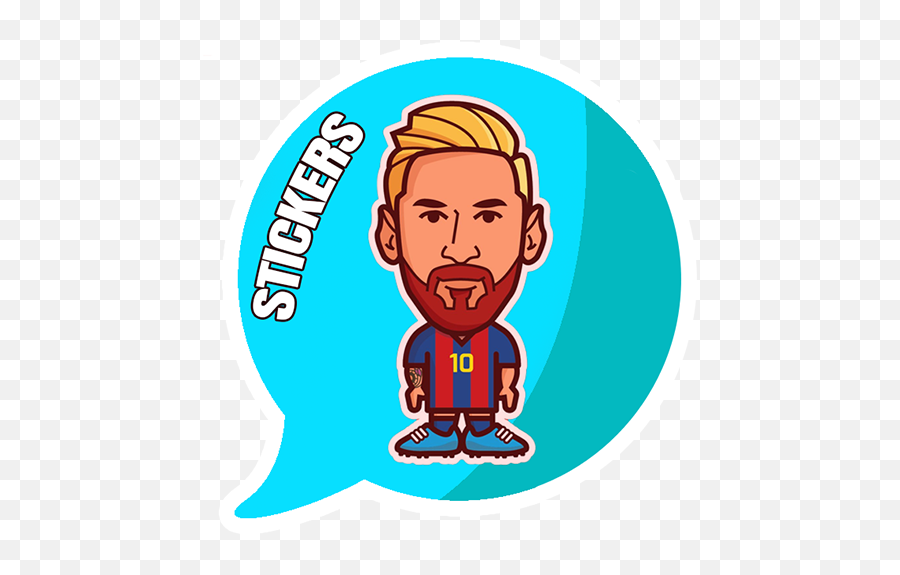 Lionel Messi Sticker Wastickersapp Apk 101 - Download Cartoon Messi  Png,Icon Messi - free transparent png images 