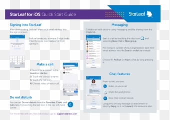Starleaf Ios App User Guide - Manuals Vertical png