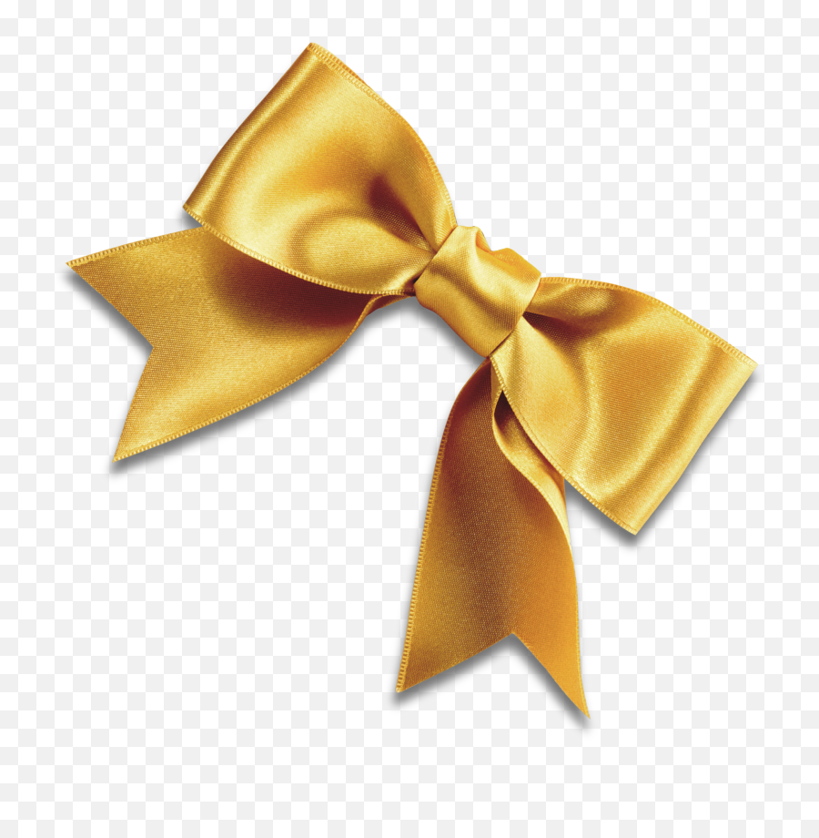 Gold Ribbon Bow Transparent Png - Gold Ribbon Vector Png,Gold Bow Transparent Background