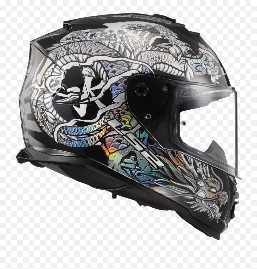 Warrior - Krome Silver Black Assault Ls2 Usa Motorcycle Helmet Png,Ladies Icon Helmets