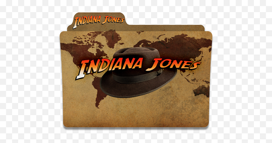 Indiana Jones Icon - Indiana Jones Collection Folder Icon Png,Indiana Jones Png
