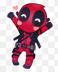 Drawing Pixel Deadpool Transparent U0026 Png Clipart Free - Deadpool Chibi Cute,Deadpool Png