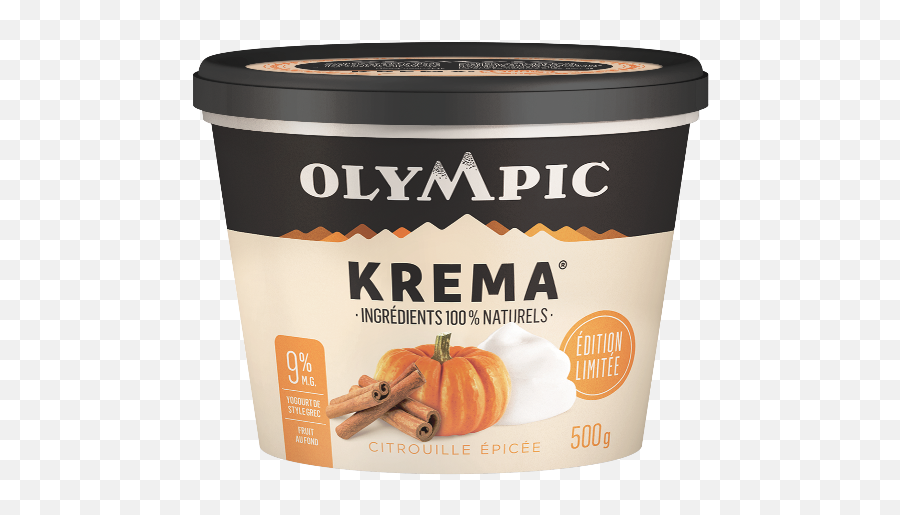 Pumpkin Spice Olympic Krema Is Back For The Fall Agropur - Pumpkin Png,Pumpkin Spice Png