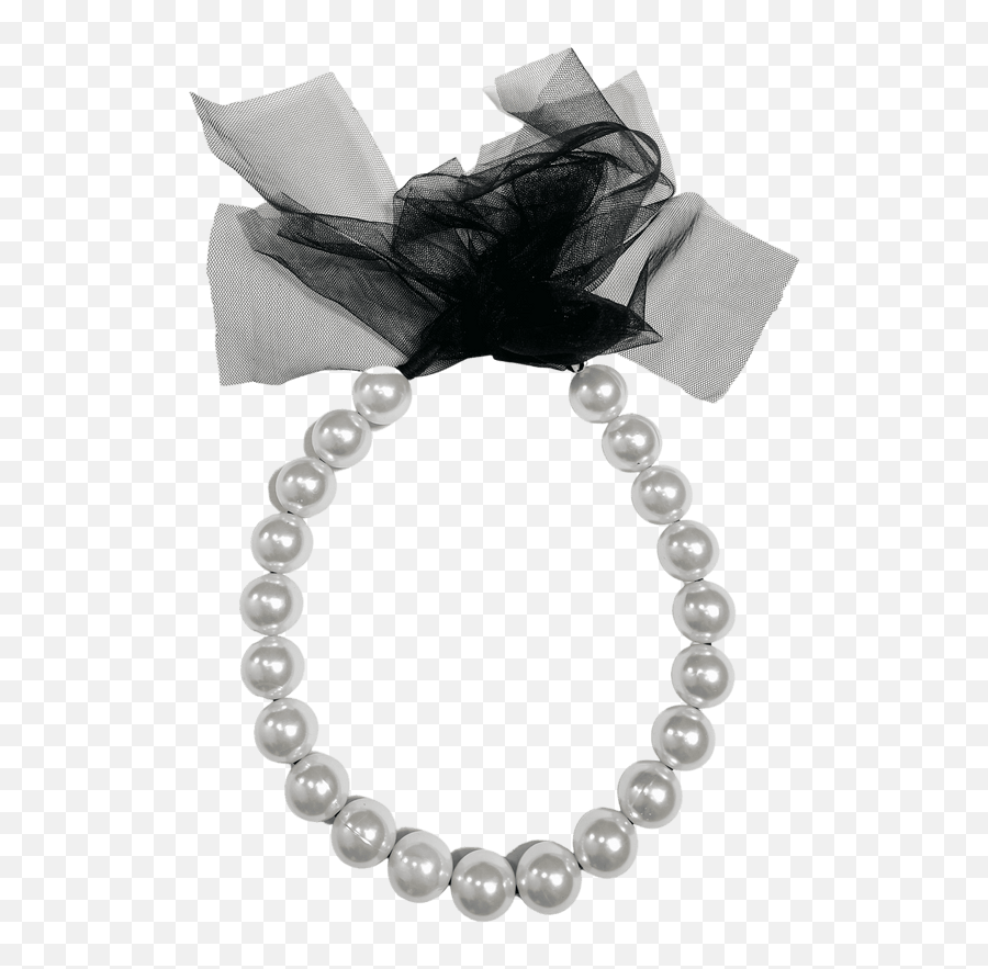 Dolly Golightly Breakfast Tiffanyu0027s Pearl Necklace White Png Audrey Hepburn Style Icon