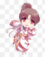 Kagura Chibi By Lady - Suchiko Inuyasha Chibi Sango Full Png,Inuyasha Png