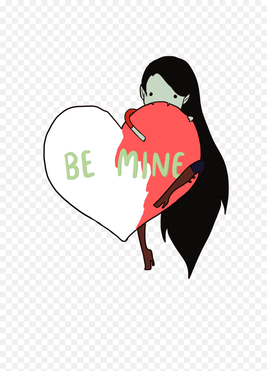 Download Hd Adventure Time Illustration Marceline Valentines - Ute Pick Up Lines Png,Adventure Time Logo Png