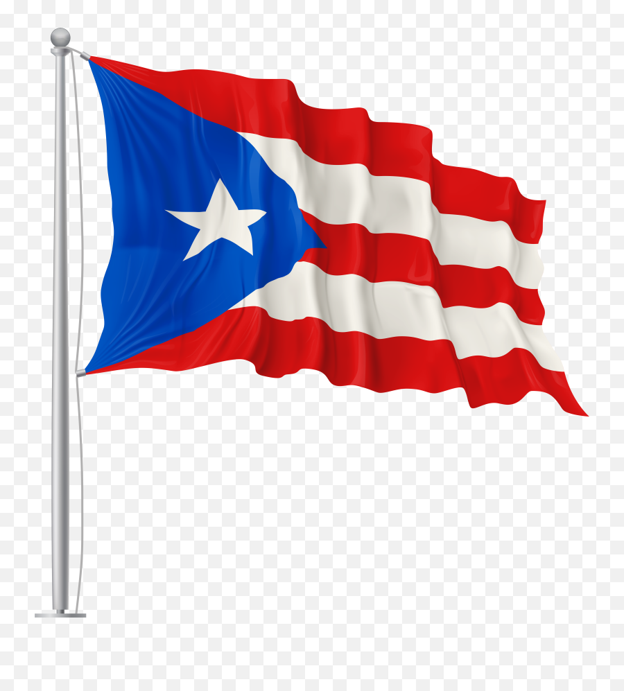Puerto Rico Waving Flag Png Image G 1050540 - Png Images,Flag Pole Png