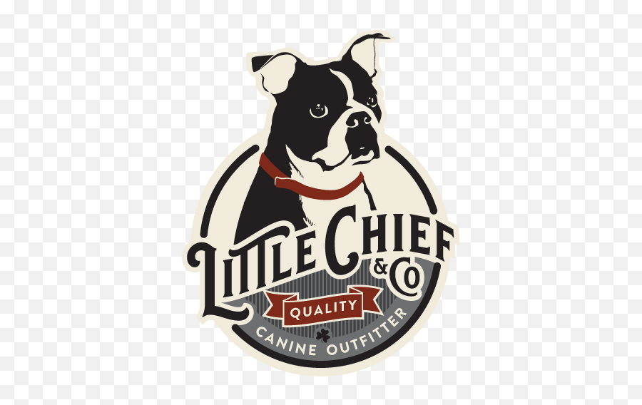 Little Chief Co - Boston Terrier Png,Dog Logo