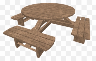 Round Picnic Table - Roblox Picnic Table Png,Picnic Table Png