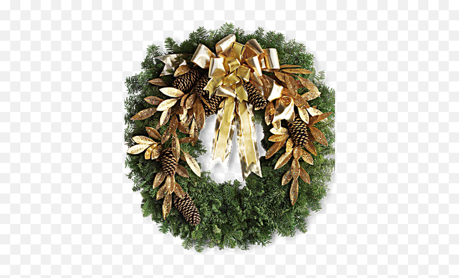 Glitter U0026 Gold Wreath - Wreath Png,Gold Wreath Png