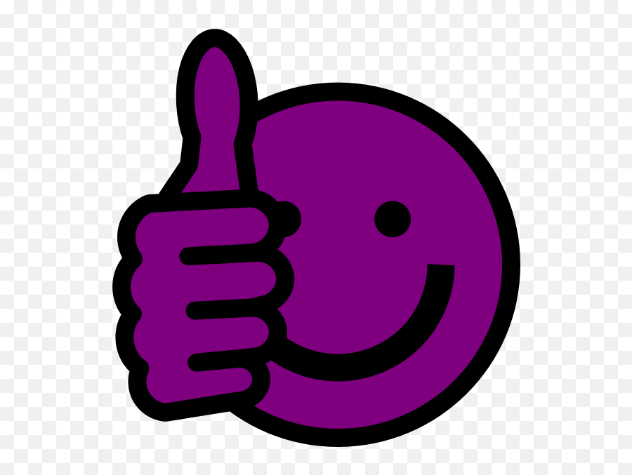 Download Purple Smiley - Face Thumbs Up Get Back Virus Purple Thumbs Up Png,Thumbs Up Emoji Transparent