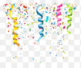 Confetti Transparent Png Image Happy Birthday - Background Clipart