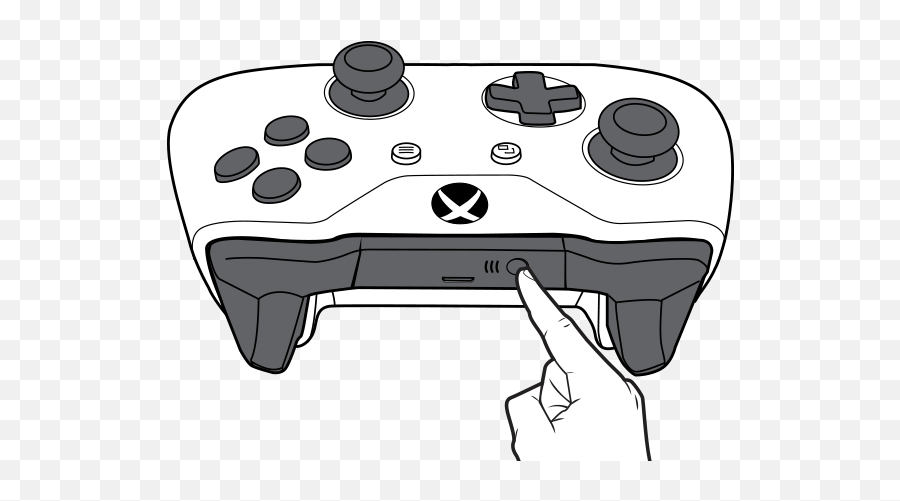 Use Your Xbox Wireless Controller - Xbox One Controller Connect Button Png,Xbox One Controller Png