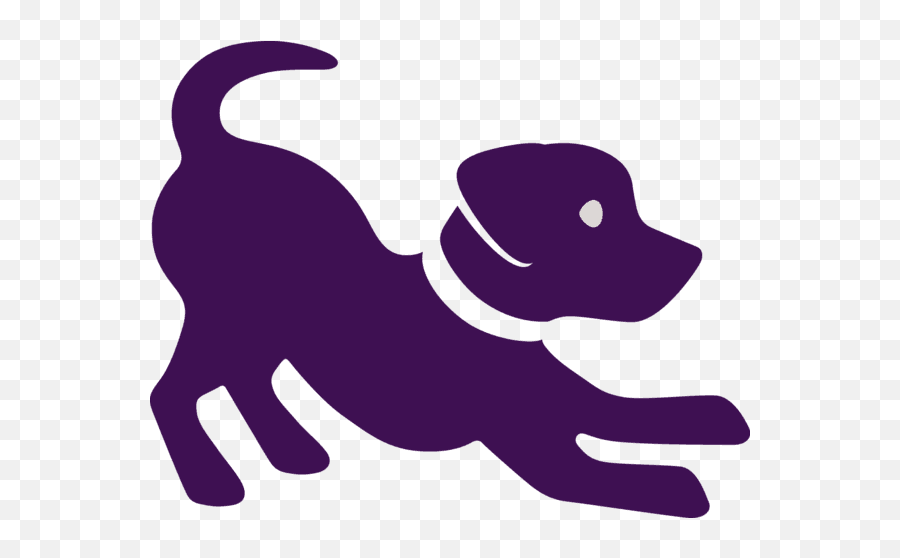 Bulldog Puppy Clipart - Purple Dog Clipart Png,Puppy Clipart Png